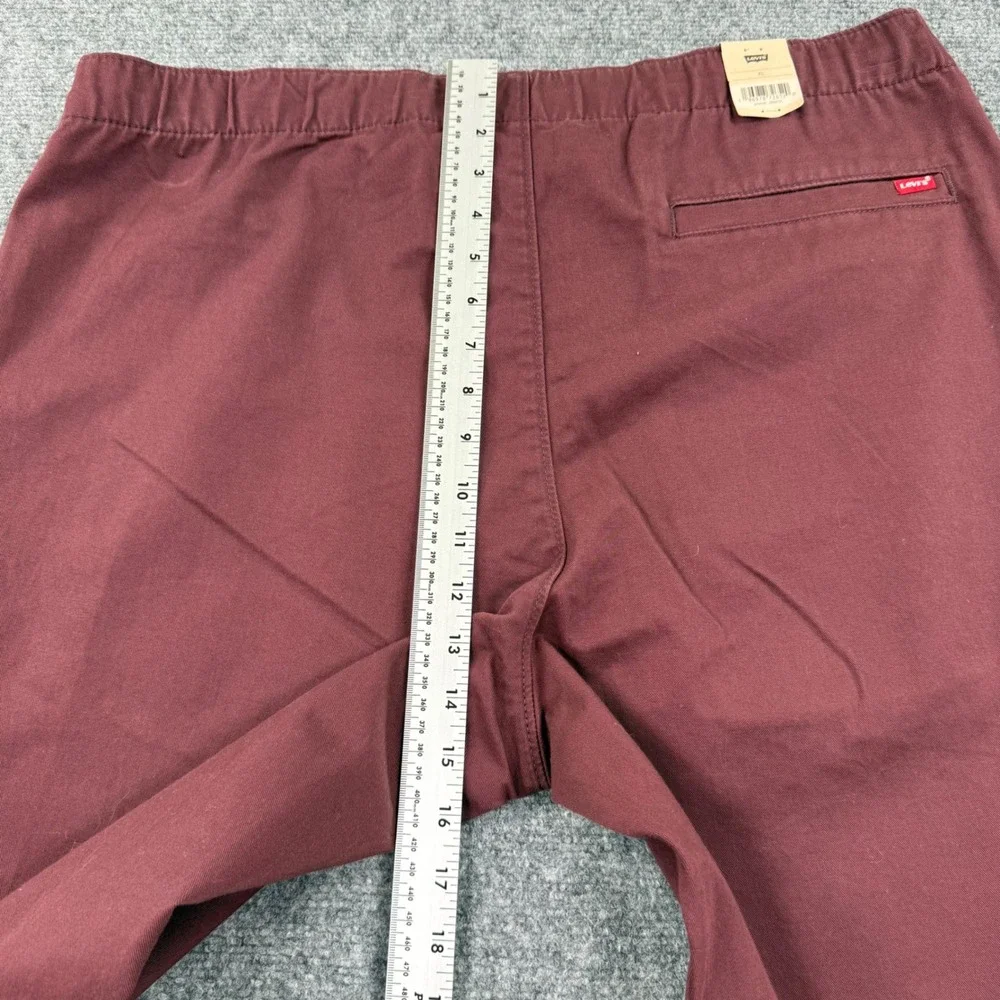 Levi's XX Chino Joggers Size XL Burgundy Stretch Tapered Leg NWT Men's A47610005
